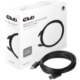 Cac-1064 Club 3d New Displayport 1.2 Cable 3 Meter - A/v For Notebook Monitor