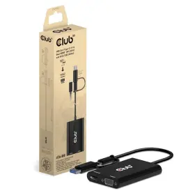Csv-1611 Club 3d Adapter Usb Gen1 Type-c/-a To Dual Hdmi 4k/30hz / Vga 1080/60hz