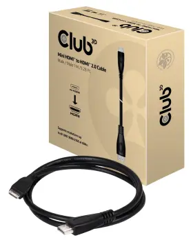 Cac-1350  Club3d Club 3d Premium High Speed Hdmi 2.0 Black