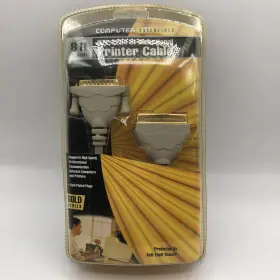 Db25 Computer Essentials 049022199453 New Vtg Gold Series Ieee 1284 Printer Cable Hi-speed Bi Directional 36 8 Ft Db25 Computer Essentials 049022199453 New Vtg Gold Series Ieee 1284 Printer Cable Hi-speed Bi Directional 36 8 Ft