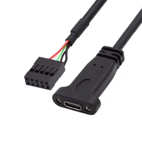 Usb2.0-9p Cy Hx-uc-138 Cable Usb 3.1 Type C Usb-c Female 20cm Type-c To Header