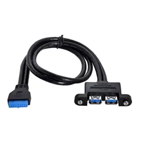 U3-043-0.5m Cy Usb 3.0 Front Panel Header 19/20pin 1 Male To 2 20 Pin Screw