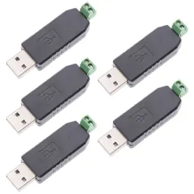 Ts-us-317 Daoki 5pcs Ch340 Usb To Rs485 485 Converter Adapter Module For Black