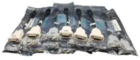 023nvr Dell Lot Of 17 Display Port To Dvi Adapter Dongle 23nvr Displayport