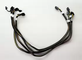 T5820 Dell G3w07 Lot Of 4 8 Pin Male To 6 2 25.5 Inch Gpu Power Cable