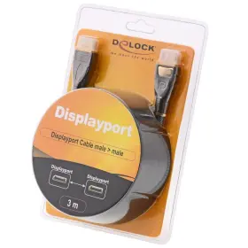Delock 043619827725 Premium Kabel Displayport Stecke/stecker 3m