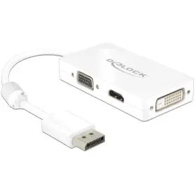 62655  Delock Adaptor Cable Displayport 1.1 Male To 1 X Vga Hdmi And Dvi 24