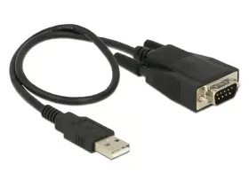 62958 Delock Adapter Usb 2.0 Type A Male 1 X Serial Rs-232 Db9 With Screws And Nu 62958 Delock Adapter Usb 2.0 Type A Male 1 X Serial Rs-232 Db9 With Screws And Nu