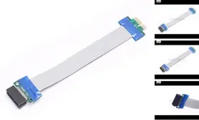 1x-19cm-premium Devmo Pci-express 1x Riser Cable Premium Pci-e Port Extension Extender To 1x-19cm-premium Devmo Pci-express 1x Riser Cable Premium Pci-e Port Extension Extender To