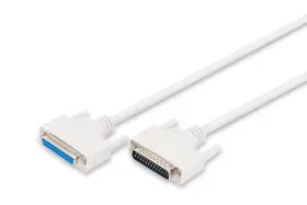610201-020-e Digitus Parallel Connection Cable - D-sub 25 To Plug Socket 2.0m 610201-020-e Digitus Parallel Connection Cable - D-sub 25 To Plug Socket 2.0m