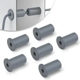 Sl-19mm-qs-grey-us Dongguanshi Qimingshidai Keji Youxian Gongsi Starlink Wall Grommets For Cables 3/4 Inch Cable Pass 6 Pcs Grey