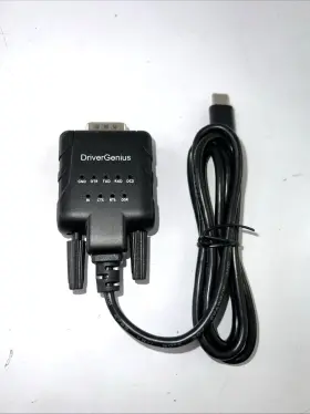 Usb232a-e Drivergenius Usb C To Serial Rs232 Db9 Adapter Black Brand New Bulk Pkg