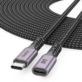 Dteedck Bk71-q1 Usb C Extension Cable 20ft Upgraded Usbc Extender 100w Charging 20 Feet