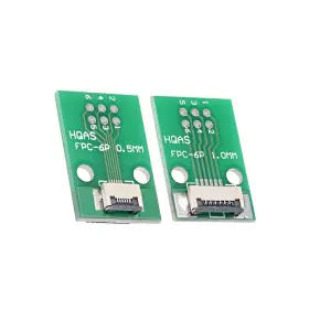 Duefixing 683867640642 Ffc Fpc 6 Pin 0.5mm 1mm Pitch To Dip 2.0mm Pcb Converter Couple Extend Adapter