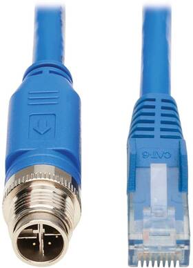 Eaton Electrical Nm12-602-01m-bl - Tripp Lite Series M12 X-code Cat6 1g