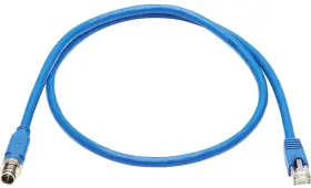 Nm12-6a2-02m-bl Eaton Electrical - Tripp Lite Series M12 X-code Cat6a Nm12-6a2-02m-bl Eaton Electrical - Tripp Lite Series M12 X-code Cat6a