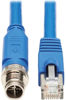 Nm12-6a2-03m-bl Eaton Electrical - Tripp Lite Series M12 X-code Cat6a
