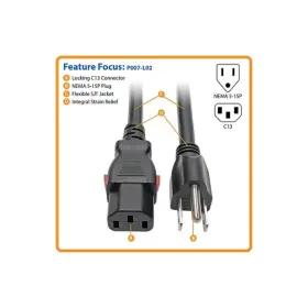 P007-l02 Eaton Electrical - Tripp Lite Series Computer Power Cord Nema P007-l02 Eaton Electrical - Tripp Lite Series Computer Power Cord Nema