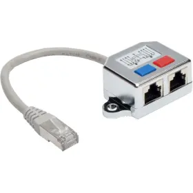N035-001 Eaton 2-to-1 Rj45 Network Signal Splitter M/2xf 10/100 Mbps Ethernet