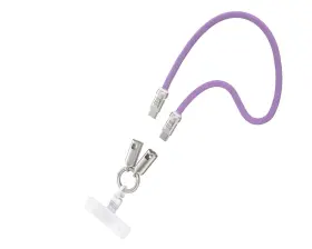 Us-gc-wcc-240-30cm-a-1p-prpl Endlesshine Usb C Short Charging Lanyard Keychain Data 1 Ft A 30cm-purple