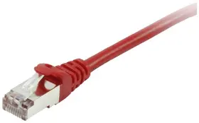 Equip 015867107409 Patchkabel Rj45 S/ftp Cat6 Sstp Pimf Hf Polybag 7.50 M Red 7 50 Meter