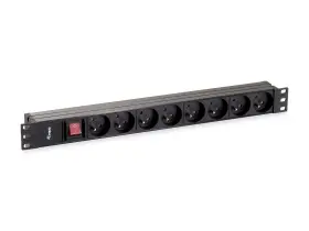 333285 Equip Socket Strip 19 Inch 1u 8-way Cee7/5 1.8 M