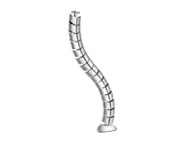 650862 Equip Double Channel Cable Management Spine Silver 650862 Equip Double Channel Cable Management Spine Silver