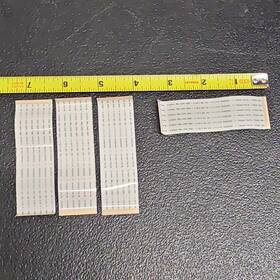 Eunsung E129545 Halogen Free Awm Ffc Flat Flexible Ribbon Cable 6 In