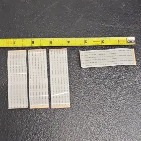 E129545 Eunsung Halogen Free Awm Ffc Flat Flexible Ribbon Cable 6 In