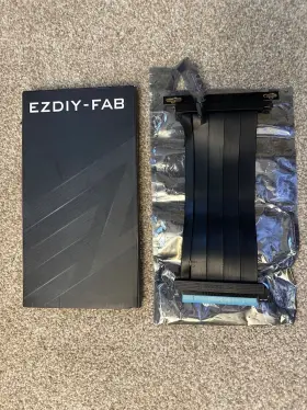 4.0-20cm-90 Ezdiy-fab Pcie Pci Express Gen 4 16x Riser Cable Gpu 20cm 200m 90 Degree - Right