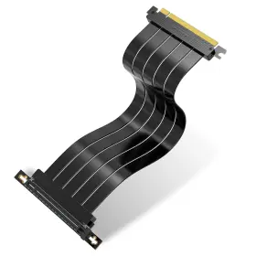Ezdpc172-1 Ezdiy-fab Pcie Gen 4 16x Flexible Gpu 30cm Extension Card Riser Right Angle