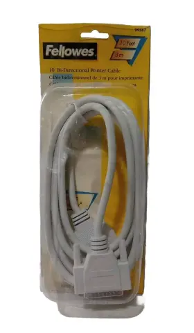 99567 Fellowes 10ft Bi-directional Printer Cable P/n 99567 Fellowes 10ft Bi-directional Printer Cable P/n
