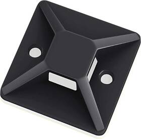 Fixson 190447023370 Zip Tie Mount Square Adhesive Cable Ties For Wire Clips Manageme