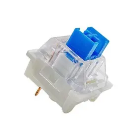 50gf Gaote 647697323779 Switches- 65 Pack 3-pin Clicky Tactile Dustproof Rgb Pcs Blue