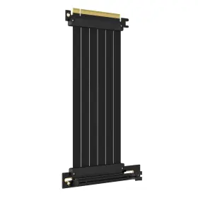 Pcie30-x16-200mm-0090d Glotrends 200mm Pcie 3.0 X16 Riser Cable Female 90 Degree Right Angle Compatible With Gen3
