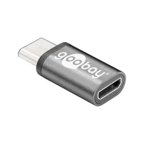 Goobay 040849566356 Adaptateur Usb Type C Vers Micro 2.0 B Gris Black