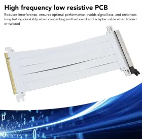 J1f8sdm55qc5n5yfut1et Heayzoki Pcie 5.0 Riser Cable X16128gb / S Speed Flexible Gpu Extension J1f8sdm55qc5n5yfut1et Heayzoki Pcie 5.0 Riser Cable X16128gb / S Speed Flexible Gpu Extension