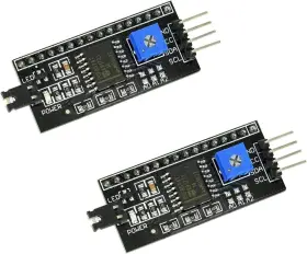 3-01-0080 Hiletgo 2pcs 5v 2004 1602 Lcd Display Iic I2c Adapter Serial Small Black 3-01-0080 Hiletgo 2pcs 5v 2004 1602 Lcd Display Iic I2c Adapter Serial Small Black