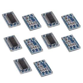 3-01-0290 Hiletgo 10pcs Mini Rs232 To Ttl Max3232 Level Converter Board Blue