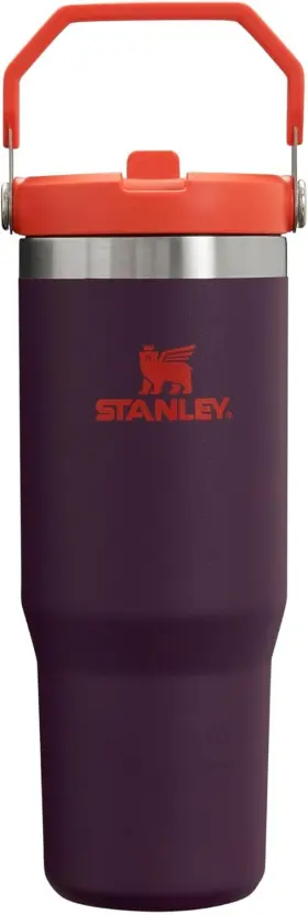 Hls4u 711181326215 Stanley Iceflow Flip Straw Tumbler 30 Oz Plum Twist-on Lid And Leak Resistant