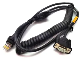 Cbl-020-300-c00 Honeywell 1300g Barcode Scanner Coiled Cable Rs232 3m Genuine