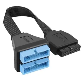 U121 Hoxibsl Usb 3.0 Header Splitter Extension Cable Motherboard Internal Hub