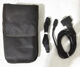 Hp95lx-accessories Hp Soft Case And Cables For The Hp95lx Palm Computer Vintage Hewlett Packard