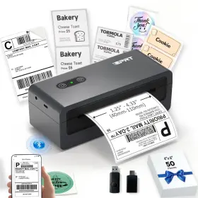 B0fmr31sbm Idprt Sp460bt Bluetooth Wireless 4x6 Thermal Shipping Label Printer 100mm/s B0fmr31sbm Idprt Sp460bt Bluetooth Wireless 4x6 Thermal Shipping Label Printer 100mm/s