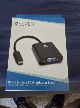 V7ucvga-blk-1e Ingram Line V7 Ucvga-blk-1n Usb-c Male To Vga Female Adapter Black V7ucvga-blk-1e Ingram Line V7 Ucvga-blk-1n Usb-c Male To Vga Female Adapter Black