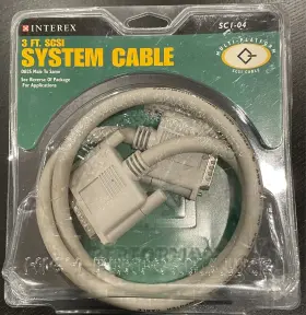 Sci-04 Interex Db25 M To 3ft. Scsi System Cable New Sci-04 Interex Db25 M To 3ft. Scsi System Cable New