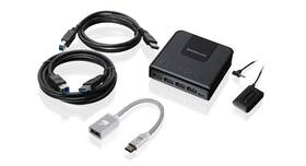 Io Gear 881317518200 Iogear 2x4 Usb 3.0 Peripheral Sharing Switch With Usb-c Adapter Gus432ca1kit