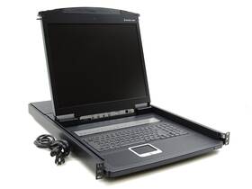 Iogear Gcl1916 19 Inch 16-port Lcd Kvm Console