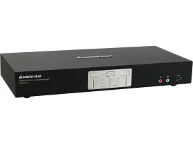 Gcs1942h Iogear 2-port 4k Dual View Kvmp Switch With Hdmi Connection Usb 3.0 Hub And Aud