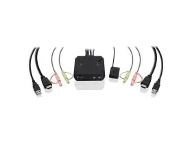 Gcs92hu Iogear 2-port 4k Kvm Switch With Hdmi Usb And Audio Connections - 4096 X 2160 Gcs92hu Iogear 2-port 4k Kvm Switch With Hdmi Usb And Audio Connections - 4096 X 2160